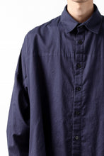 画像をギャラリービューアに読み込む, Y's VOLUMETRIC BLOUSON SHIRT (NAVY)