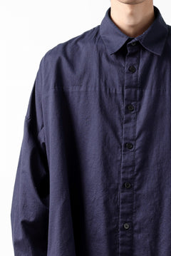 画像をギャラリービューアに読み込む, Y's VOLUMETRIC BLOUSON SHIRT (NAVY)