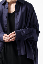 画像をギャラリービューアに読み込む, Y's VOLUMETRIC BLOUSON SHIRT (NAVY)