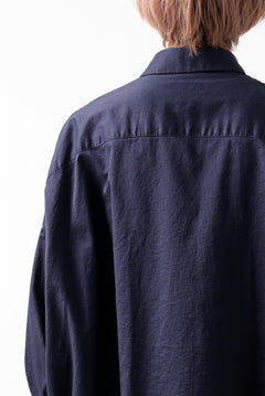 画像をギャラリービューアに読み込む, Y's VOLUMETRIC BLOUSON SHIRT (NAVY)