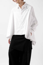 画像をギャラリービューアに読み込む, Y's VOLUMETRIC BLOUSON SHIRT (WHITE)