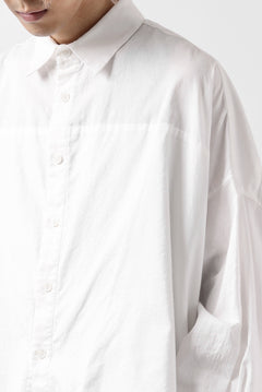画像をギャラリービューアに読み込む, Y's VOLUMETRIC BLOUSON SHIRT (WHITE)