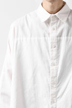 画像をギャラリービューアに読み込む, Y's VOLUMETRIC BLOUSON SHIRT (WHITE)