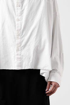 画像をギャラリービューアに読み込む, Y's VOLUMETRIC BLOUSON SHIRT (WHITE)