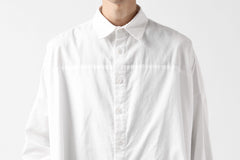 画像をギャラリービューアに読み込む, Y's VOLUMETRIC BLOUSON SHIRT (WHITE)
