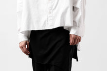 画像をギャラリービューアに読み込む, Y's VOLUMETRIC BLOUSON SHIRT (WHITE)