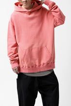 画像をギャラリービューアに読み込む, Y's REGULAR FIT LOGO SWEATER HOODIE - used finish (PINK)