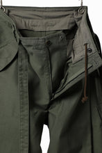 画像をギャラリービューアに読み込む, Y&#39;s WRAP WAIST PANTS ARMY-DETAIL / BACK SATIN VULCANIZATION COTTON (KHAKI)