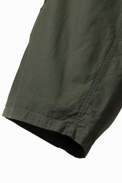 画像をギャラリービューアに読み込む, Y's WRAP WAIST PANTS ARMY-DETAIL / BACK SATIN VULCANIZATION COTTON (KHAKI)