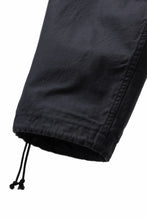 画像をギャラリービューアに読み込む, Y's WIDE STRAIGHT PANTS WORKER-DETAIL / BACK SATIN VULCANIZATION COTTON (BLACK)