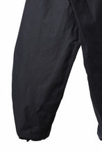 画像をギャラリービューアに読み込む, Y's WIDE STRAIGHT PANTS WORKER-DETAIL / BACK SATIN VULCANIZATION COTTON (BLACK)