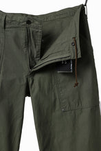 画像をギャラリービューアに読み込む, Y&#39;s WIDE STRAIGHT PANTS WORKER-DETAIL / BACK SATIN VULCANIZATION COTTON (KHAKI)