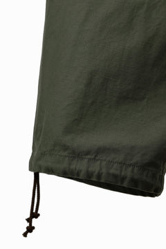 画像をギャラリービューアに読み込む, Y's WIDE STRAIGHT PANTS WORKER-DETAIL / BACK SATIN VULCANIZATION COTTON (KHAKI)