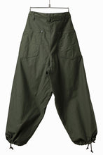 画像をギャラリービューアに読み込む, Y's WIDE STRAIGHT PANTS WORKER-DETAIL / BACK SATIN VULCANIZATION COTTON (KHAKI)