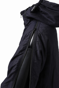 Load image into Gallery viewer, Y's BANG ON! No.117 REVERSIBLE COTTON DENIM & NYLON TWILL HOODED BLOUSON (NAVY) ※
