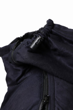 Load image into Gallery viewer, Y's BANG ON! No.117 REVERSIBLE COTTON DENIM & NYLON TWILL HOODED BLOUSON (NAVY) ※