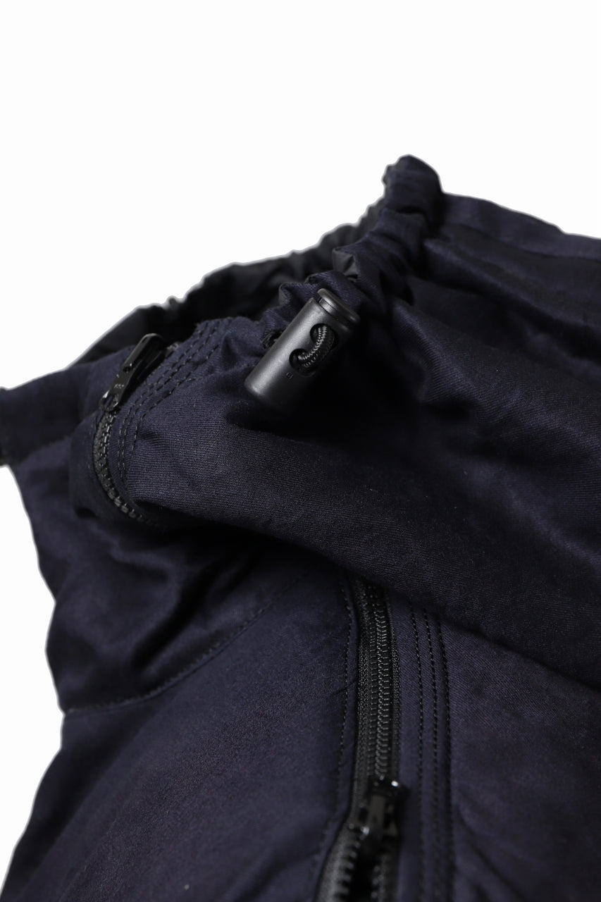 Load image into Gallery viewer, Y's BANG ON! No.117 REVERSIBLE COTTON DENIM & NYLON TWILL HOODED BLOUSON (NAVY) ※