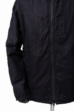 Load image into Gallery viewer, Y's BANG ON! No.117 REVERSIBLE COTTON DENIM & NYLON TWILL HOODED BLOUSON (NAVY) ※