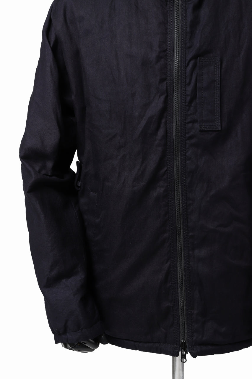 Load image into Gallery viewer, Y's BANG ON! No.117 REVERSIBLE COTTON DENIM & NYLON TWILL HOODED BLOUSON (NAVY) ※