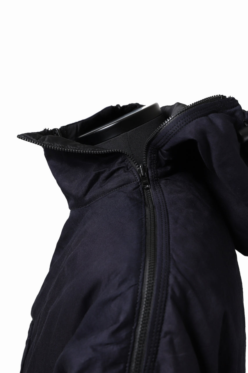 Load image into Gallery viewer, Y's BANG ON! No.117 REVERSIBLE COTTON DENIM & NYLON TWILL HOODED BLOUSON (NAVY) ※