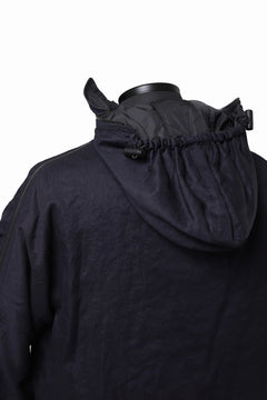 Load image into Gallery viewer, Y's BANG ON! No.117 REVERSIBLE COTTON DENIM & NYLON TWILL HOODED BLOUSON (NAVY) ※