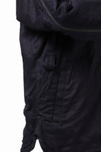 Load image into Gallery viewer, Y's BANG ON! No.117 REVERSIBLE COTTON DENIM & NYLON TWILL HOODED BLOUSON (NAVY) ※