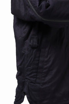 Load image into Gallery viewer, Y's BANG ON! No.117 REVERSIBLE COTTON DENIM & NYLON TWILL HOODED BLOUSON (NAVY) ※