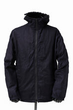 Load image into Gallery viewer, Y's BANG ON! No.117 REVERSIBLE COTTON DENIM & NYLON TWILL HOODED BLOUSON (NAVY) ※