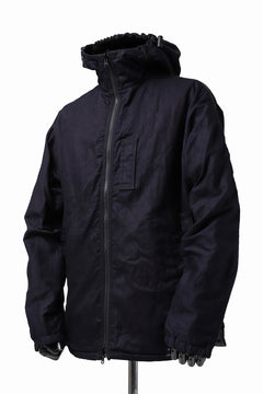 Load image into Gallery viewer, Y's BANG ON! No.117 REVERSIBLE COTTON DENIM & NYLON TWILL HOODED BLOUSON (NAVY) ※