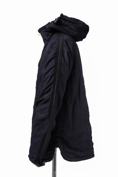 Load image into Gallery viewer, Y's BANG ON! No.117 REVERSIBLE COTTON DENIM & NYLON TWILL HOODED BLOUSON (NAVY) ※