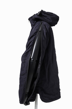 Load image into Gallery viewer, Y's BANG ON! No.117 REVERSIBLE COTTON DENIM & NYLON TWILL HOODED BLOUSON (NAVY) ※