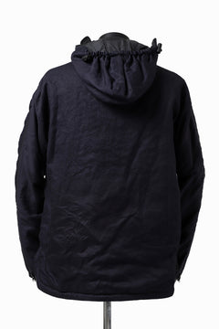 Load image into Gallery viewer, Y's BANG ON! No.117 REVERSIBLE COTTON DENIM & NYLON TWILL HOODED BLOUSON (NAVY) ※