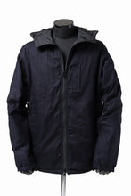 Load image into Gallery viewer, Y's BANG ON! No.117 REVERSIBLE COTTON DENIM & NYLON TWILL HOODED BLOUSON (NAVY) ※