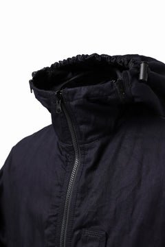 Load image into Gallery viewer, Y's BANG ON! No.117 REVERSIBLE COTTON DENIM & NYLON TWILL HOODED BLOUSON (NAVY) ※