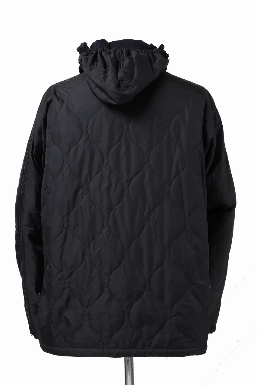 Load image into Gallery viewer, Y's BANG ON! No.117 REVERSIBLE COTTON DENIM & NYLON TWILL HOODED BLOUSON (NAVY) ※