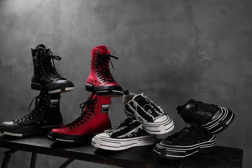 画像をギャラリービューアに読み込む, YOHJI YAMAMOTO × XVESSEL SNEAKERS HIGH (RED)