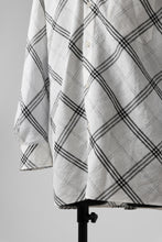 画像をギャラリービューアに読み込む, Y's BANG ON! No.143 HOLLOW COLLAR SHIRT / DIAGONAL PLAID (OFF WHITE)