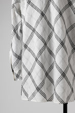 画像をギャラリービューアに読み込む, Y's BANG ON! No.143 HOLLOW COLLAR SHIRT / DIAGONAL PLAID (OFF WHITE)