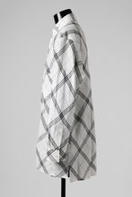 画像をギャラリービューアに読み込む, Y's BANG ON! No.143 HOLLOW COLLAR SHIRT / DIAGONAL PLAID (OFF WHITE)