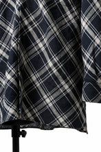Load image into Gallery viewer, Y's BANG ON! No.144 BIAS CHECK LONG SHIRT (NAVY)