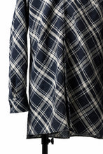 Load image into Gallery viewer, Y's BANG ON! No.144 BIAS CHECK LONG SHIRT (NAVY)