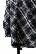 Load image into Gallery viewer, Y's BANG ON! No.144 BIAS CHECK LONG SHIRT (NAVY)