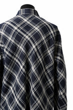 Load image into Gallery viewer, Y's BANG ON! No.144 BIAS CHECK LONG SHIRT (NAVY)