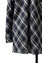 Load image into Gallery viewer, Y's BANG ON! No.144 BIAS CHECK LONG SHIRT (NAVY)