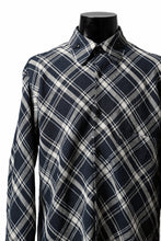Load image into Gallery viewer, Y's BANG ON! No.144 BIAS CHECK LONG SHIRT (NAVY)