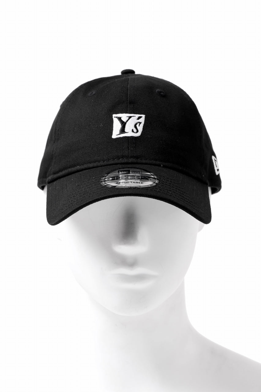 Y's × NEW ERA 9THIRTY EMBROIDERY CAP (BLACK)