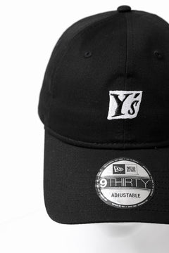 画像をギャラリービューアに読み込む, Y's × NEW ERA 9THIRTY EMBROIDERY CAP (BLACK)