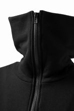 画像をギャラリービューアに読み込む, Y's HIGH-COLLAR HALF ZIP SWEAT SHIRT (BLACK)