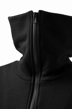 画像をギャラリービューアに読み込む, Y's HIGH-COLLAR HALF ZIP SWEAT SHIRT (BLACK)