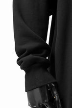 画像をギャラリービューアに読み込む, Y's HIGH-COLLAR HALF ZIP SWEAT SHIRT (BLACK)